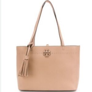 Beautiful excellent condition Tory Burch Taylor Tote large neutral soft pink bag
